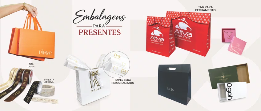 embalagens de presente