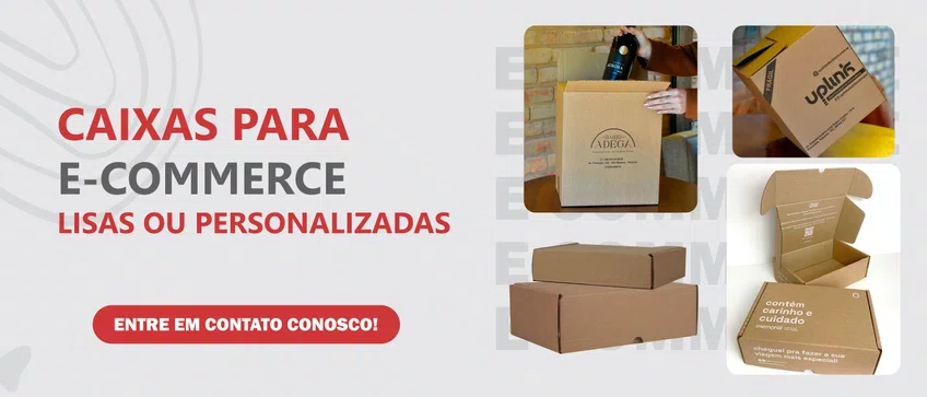 Caixas E-commerce - Caixa Papelão