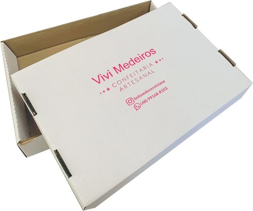 Caixa para Salgados M 41x27x6,5 - Personalizada