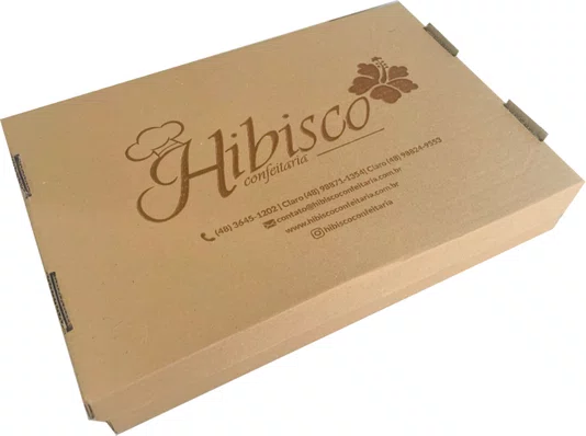 Caixa para Salgados M 41x27x6,5 - Personalizada