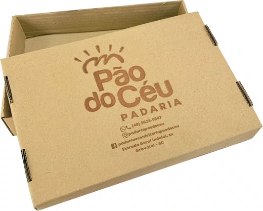 Caixa para Salgados P 30X20X5,5 - Personalizada