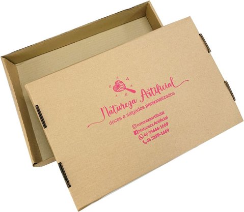 Caixa para Salgados P2 33X25X6 - Personalizada