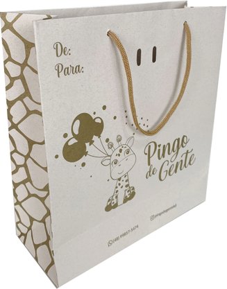 Sacola Papel modelos INFANTIL