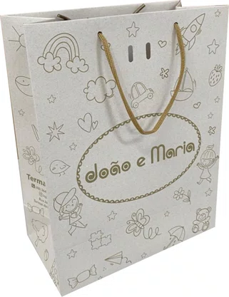 Sacola Papel modelos INFANTIL