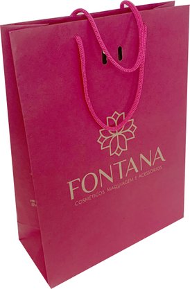 SACOLAS DE PAPEL PARA COSMÉTICOS E FARMÁCIA